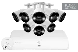 4K Smart Deterrence Wired NVR Security System with Fusion Capabilities, Smart Motion Detection Plus and Smart Sensor Kit
