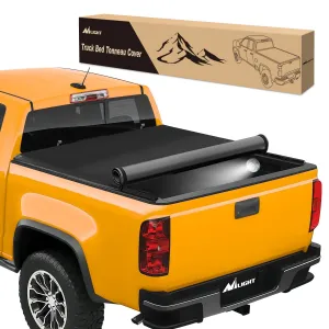 5.2ft Soft Roll Up Truck Bed Cover for Chevy Colorado / GMC Canyon 2015-2022