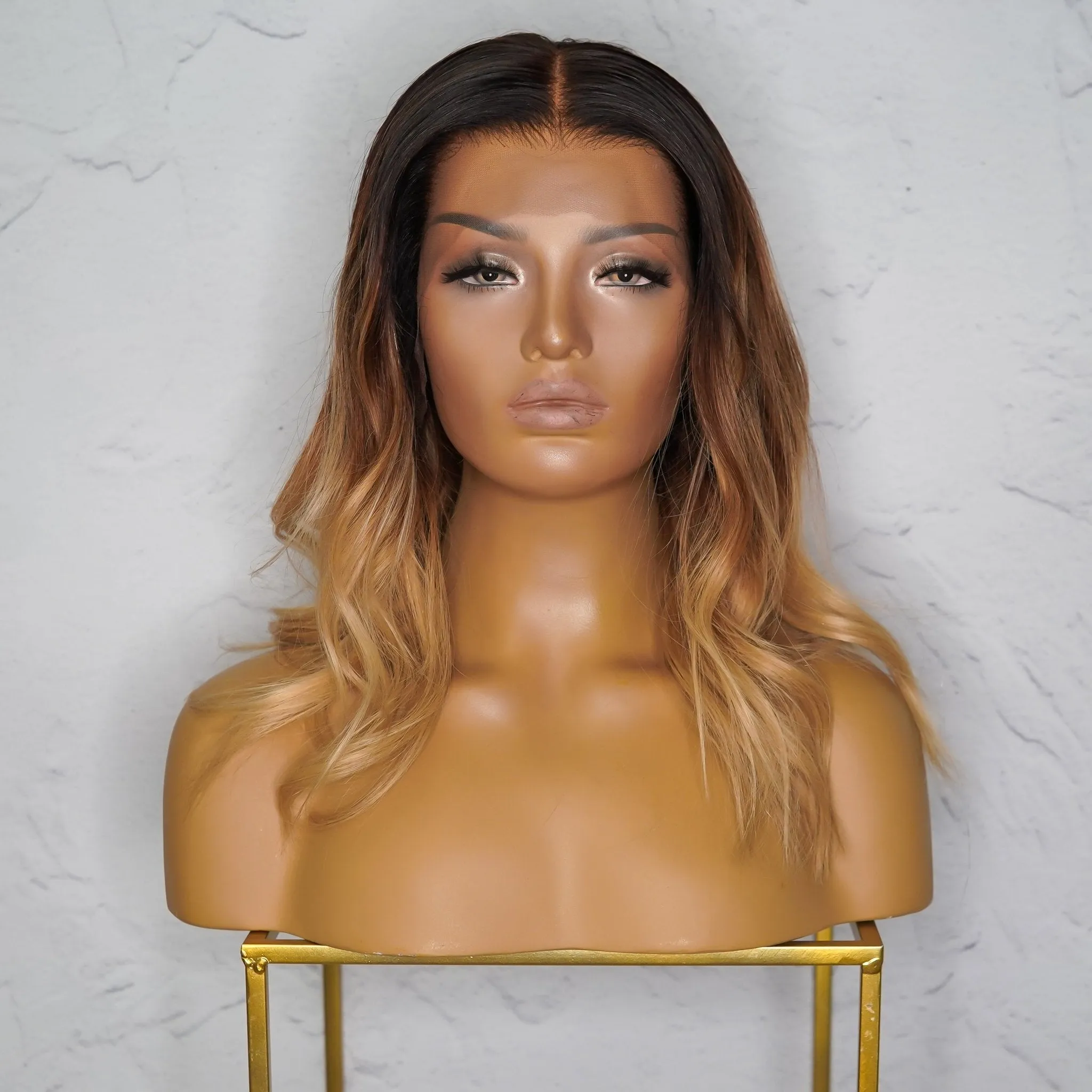 ANNABELLE OMBRE Human Hair Lace Front Wig