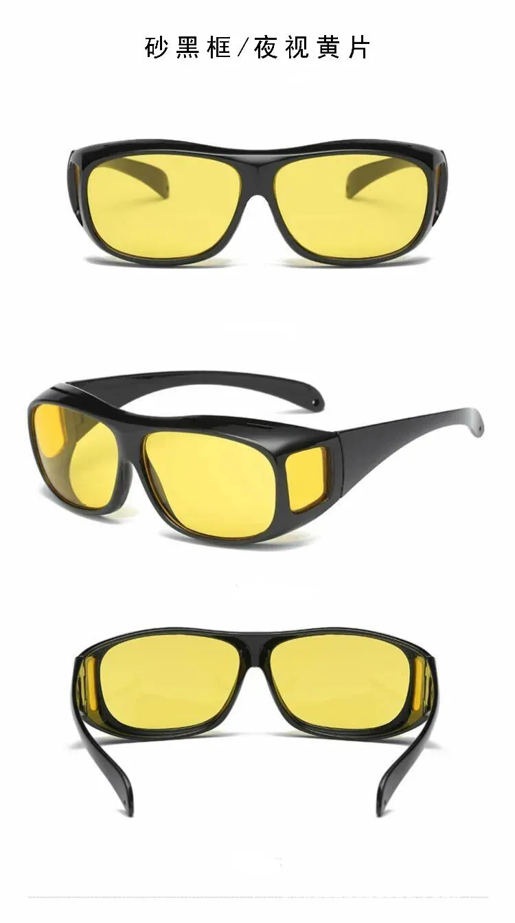 Anti-Glare Night Vision Driver Goggles Fashion Sunglasses Cycling Goggles Night Driving Enhanced Light Glasses  Car Accessries