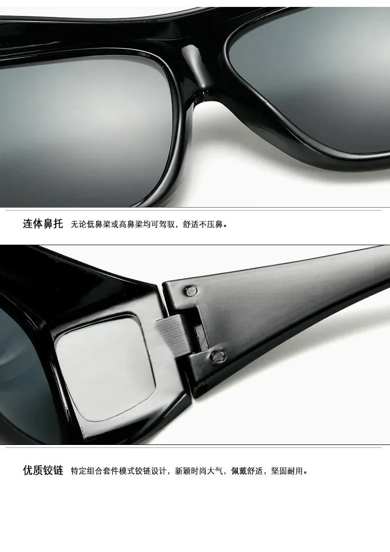 Anti-Glare Night Vision Driver Goggles Fashion Sunglasses Cycling Goggles Night Driving Enhanced Light Glasses  Car Accessries