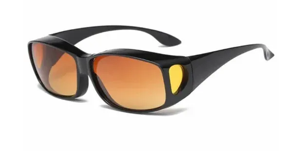 Anti-Glare Night Vision Driver Goggles Fashion Sunglasses Cycling Goggles Night Driving Enhanced Light Glasses  Car Accessries