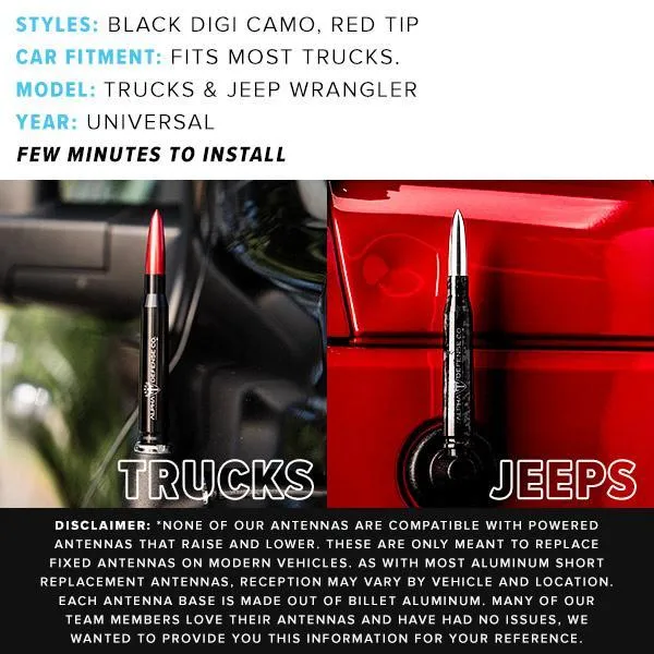 BULLET ANTENNA PACK   FREE GIFT