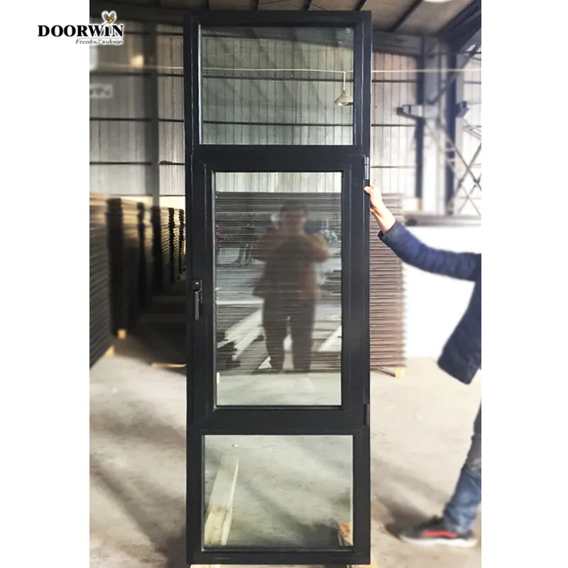 Doorwin 2021Hot sale high quality aluminum window low-e double glass 100% customized design casement window