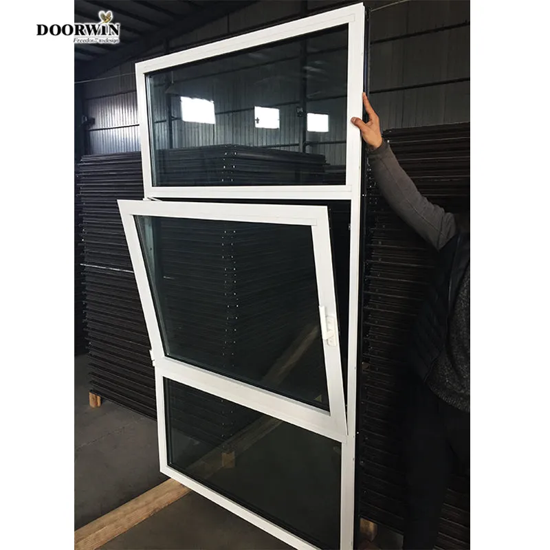 Doorwin 2021Hot sale high quality aluminum window low-e double glass 100% customized design casement window