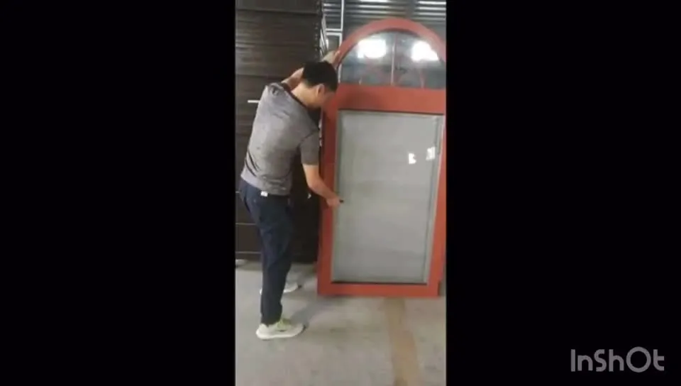 Doorwin 2021Hot sale high quality aluminum window low-e double glass 100% customized design specialty shapes window