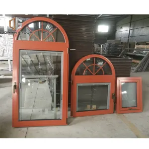 Doorwin 2021Hot sale high quality aluminum window low-e double glass 100% customized design specialty shapes window
