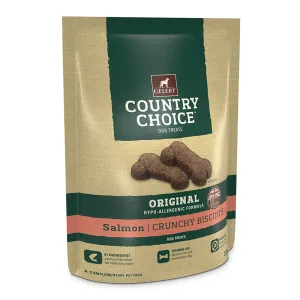 Gelert Country Choice Crunchy Biscuit Bone Dog Treats with Salmon
