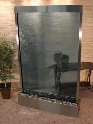 Grandeur River Blue Glass