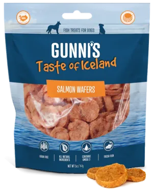 Gunni's Pet Salmon Wafers 5oz