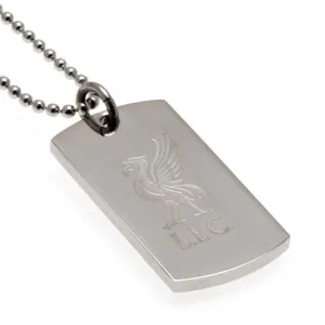 Liverpool FC Engraved Dog Tag & Chain Lb