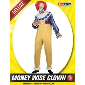 Mens Money Wise Clown Costume
