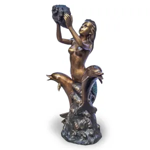 Mermaid & Dolphins Fountain