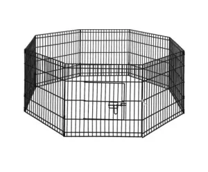 Pet Dog Playpen 24" 8 Panel Puppy Exercise Cage Enclosure Fence