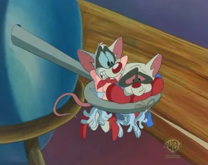 Pinky And The Brain Original Production Cel: Pinky and Brain