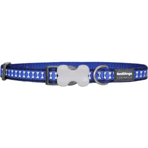 Red Dingo Reflective Dog Collar - Medium