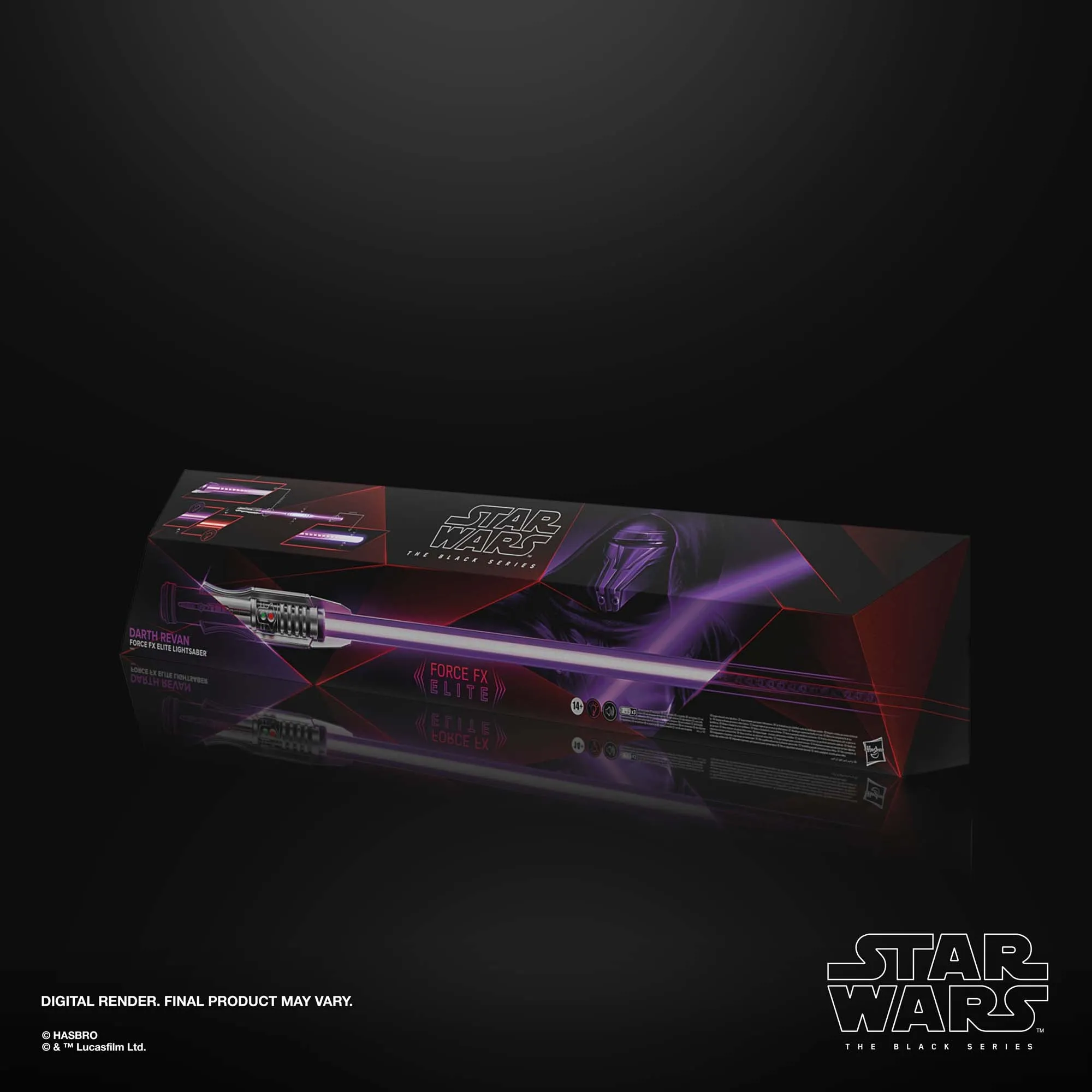 Star Wars The Black Series Darth Revan Force FX Elite Electronic Lightsaber - Presale