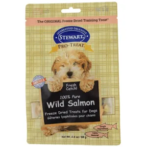 Stewart Pro-Treat Wild Salmon Freeze Dried Dog Treats (Pouch) 2.4oz